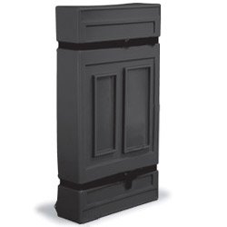 27 x 50 Storage Case with Wheels for Trade Show Exhibits - Black