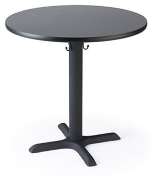 30”w x 30”h Round Cocktail Table – Black