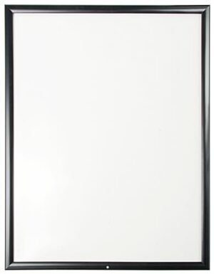 30 x 40 Outdoor Poster Frame for Wall, Snap Open, Locking - Black