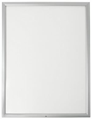 30 x 40 Snap Frame for Wall, Snap Open, Locking - Silver