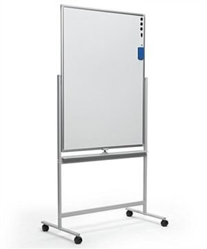 36 x 48 Write-On Board, Floor Stand w/ Wheels, Dry Erase, Double Sided - White