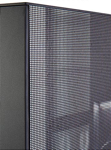 360-Degree LED Pedestal with Wheels, Content Management Included - Black - Image 5