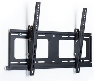 37" to 80" Outdoor TV Wall Mount With Tilt, Powder Coated Finish – Black