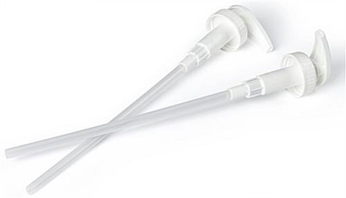 38-400 Dispensing Pump for Gallon Jug, 8.8" Dip Tube, Set of Two - White