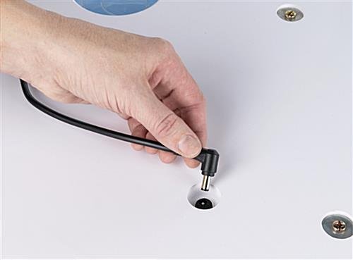 38.2"h Backlit Inflatable Counter, Rectangle, Custom SEG Graphics - White Core - Image 7