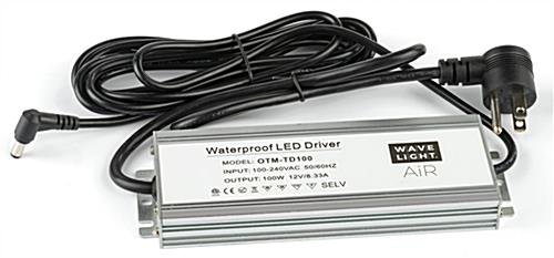 38.2"h Backlit Inflatable Counter, Rectangle, Custom SEG Graphics - White Core - Image 8