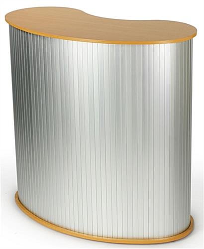 39" Portable Counter with Inner Shelf - Silver