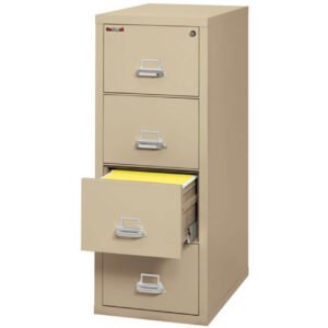 4 Drawer Vertical Letter File - 25" Deep