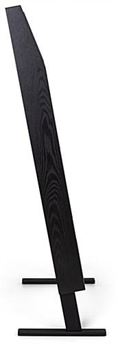 4-Tiered Literature Floor Stand, 4"/8.5"w, 12/24 Pockets - Black - Image 5