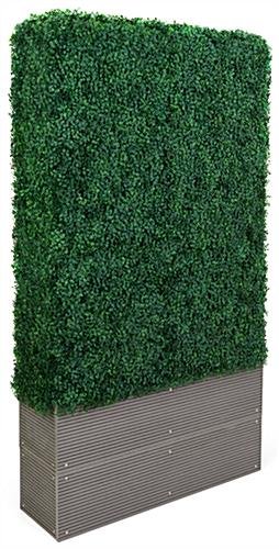 41"w x 72"h Faux Boxwood Hedge Panel, Weatherproof Design & UV Resistant - Green
