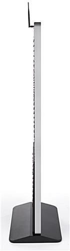 43” Non-Touch Digital Poster with Media Player, Android 7.1 OS, Wheels - Black - Image 3