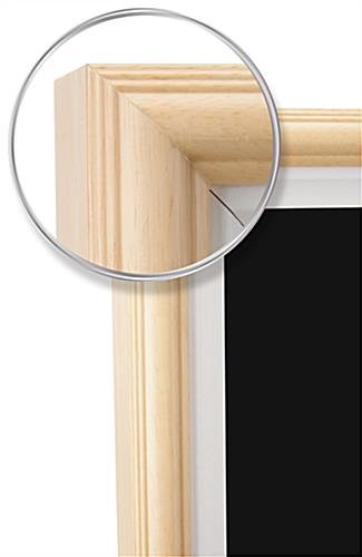43” Non-Touch Digital Signage w/ Wood Frame, Wall Mounted - Oak - Image 5