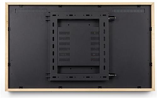 43” Non-Touch Digital Signage w/ Wood Frame, Wall Mounted - Oak - Image 6