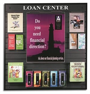 47 x 47 Slatwall Panel for Wall, Custom Header - Black