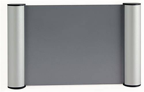 5 x 7 Door Sign Holder for Wall Mount, Snap Open, Aluminum - Silver - Image 2