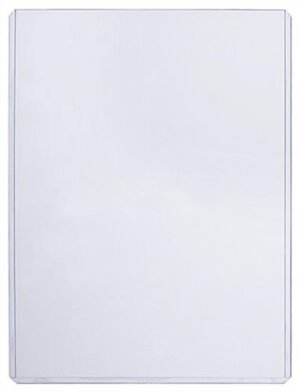 5 x 7 Sign Holder Sleeve, Flexible Plastic - Clear