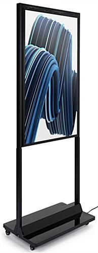55" Dual Sided Digital Window Display w/ Anti-Glare Screen, Android 7.1 OS - Black
