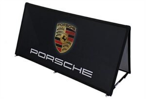 58"w Outdoor Pop Up A-Frame Sideline Banner - Custom Printed Graphics