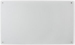 60 x 36 Write-On Board, Wall Mount, Wet & Dry Erase, Tempered Glass, Magnetic – White