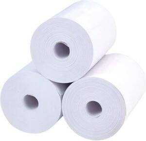 2 1/4" x 72ft' CORELESS Thermal Paper Rolls, POS Receipt Printer Paper, Debit Card Machine Paper for POS Terminals Fits all Clover&Square Terminal, Handheld Receipt Printer & Cash Register (200)