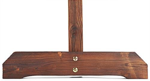 78.75" x 47.25" Extendable Wood Partition, Weather Resistant - Natural Cedar - Image 6