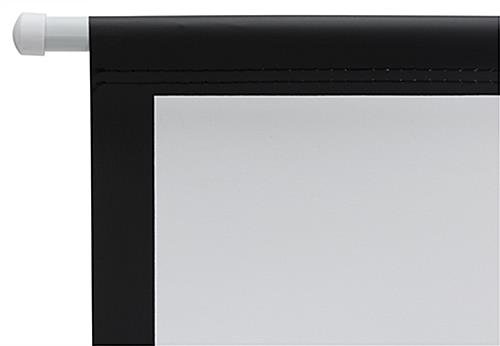 79 x 45 Projector Screen with Tripod Stand, 90-inch Retractable Screen - Black - Image 6