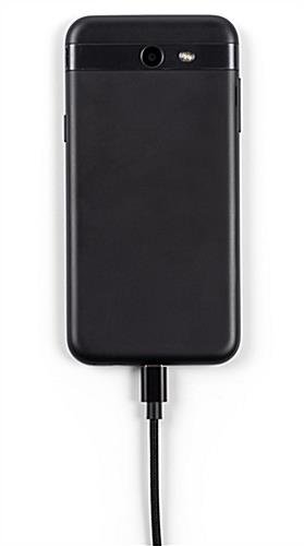 8" Micro USB Charging Cables, Pack of 5 - Braided Black Nylon - Image 4