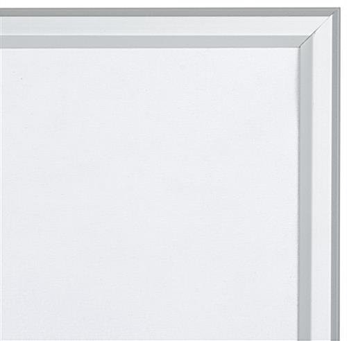 8 x 10 Sign Holder, Wall Mount or Tabletop Use, Hinged Snap Open, Aluminum - Silver - Image 6