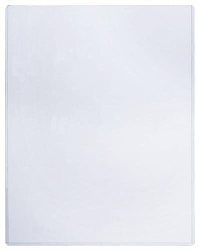 8.5 x 11 Sign Holder Sleeve, Flexible Plastic - Clear