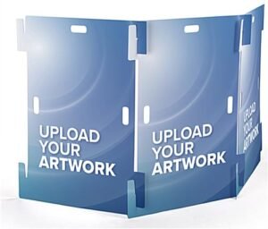 93" W x 42" H Interlocking Crowd Control Barrier w/ Custom Graphics - Full Color