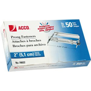 ACCO Premium Prong Fastener, 2" Capacity, 150 ct