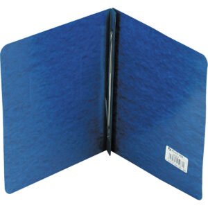 Acco Pressboard Report Cover, 2-Prong Fastener, 3" Capacity, Letter, Dark Blue, 10 ct