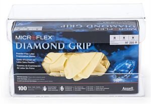 Acrylic Glove Box Dispenser, Single Box, Wall Mount - Clear