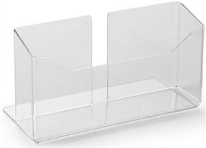 Acrylic Newspaper Display for Tabletop, 11"w, Single Pocket - Clear