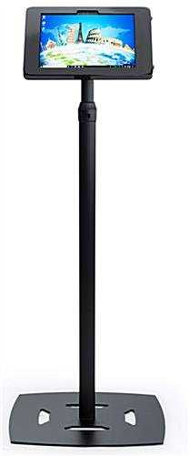 Adjustable Microsoft Surface Floor Stand, Locking Enclosure - Black - Image 2