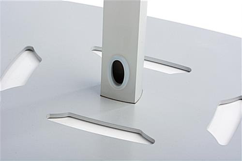Adjustable Microsoft Surface Floor Stand, Locking Enclosure - Silver - Image 7