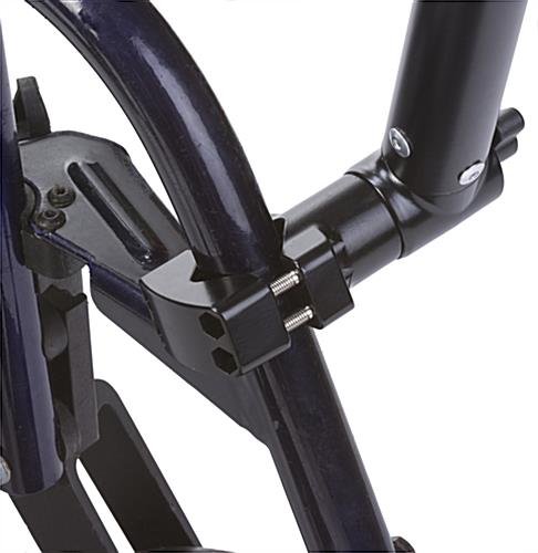 Adjustable Tablet Mount with Clamp for Wheelchair, Rotating & Tilting - Black - Image 4