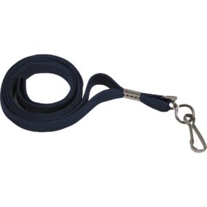 Advantus 36" J-Hook Neck Lanyard, Blue, 24 ct