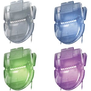 Advantus Fabric Panel Wall Clips, Assorted Colors, 20 ct