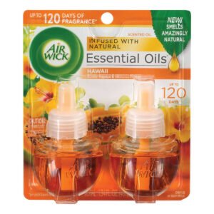 Air Wick Scented Oil, Hawaiian Scent, 0.67 fl oz, 2 ct