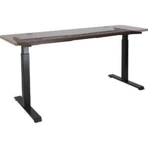Alera 2-Stage Electric Height-Adjustable Standing Desk Base, Black