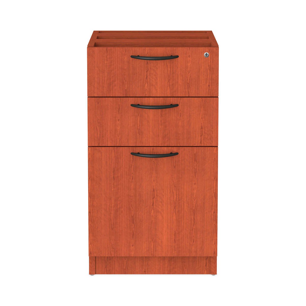 Alera Valencia Series Box/File Full Pedestal, 15.63"W x 20.5"D x 28.5"H, Medium Cherry