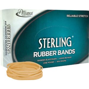 Alliance Sterling Rubber Bands, Size 33, 850 Bands, 3 ct