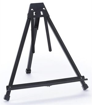 Aluminum Tabletop Easel with Extending Arms, Collapsible - Black
