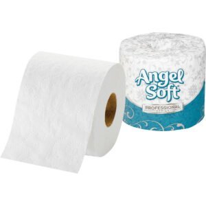 Angel Soft Professional Series Bath Tissue, Big Roll, 2-Ply, 4" x 4", 450 Sheets, 80 ct