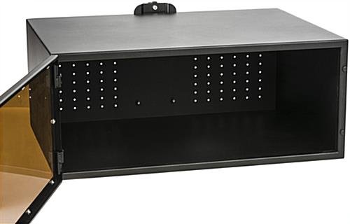 AV Cabinet, Fits LPGP TV Stand Series, Vented, Locking - Black - Image 2