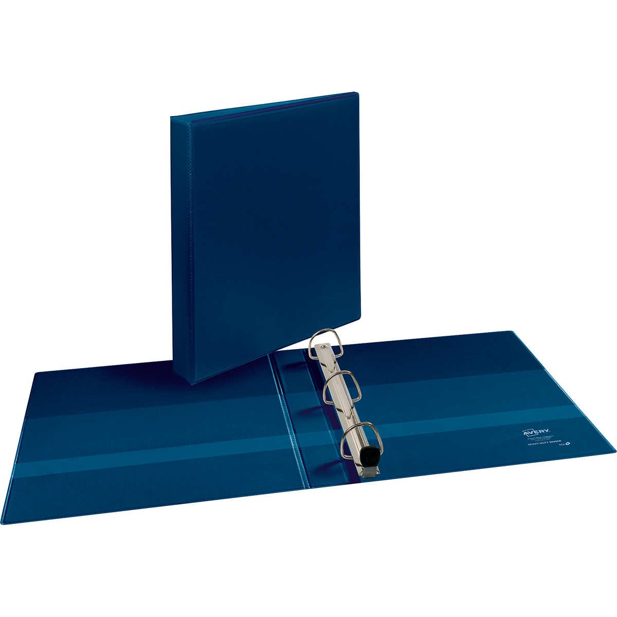 Avery Heavy-Duty View Binder, 1" One-Touch Rings, 275 Sheet Capacity, DuraHinge, Navy Blue, 4 ct - Image 2