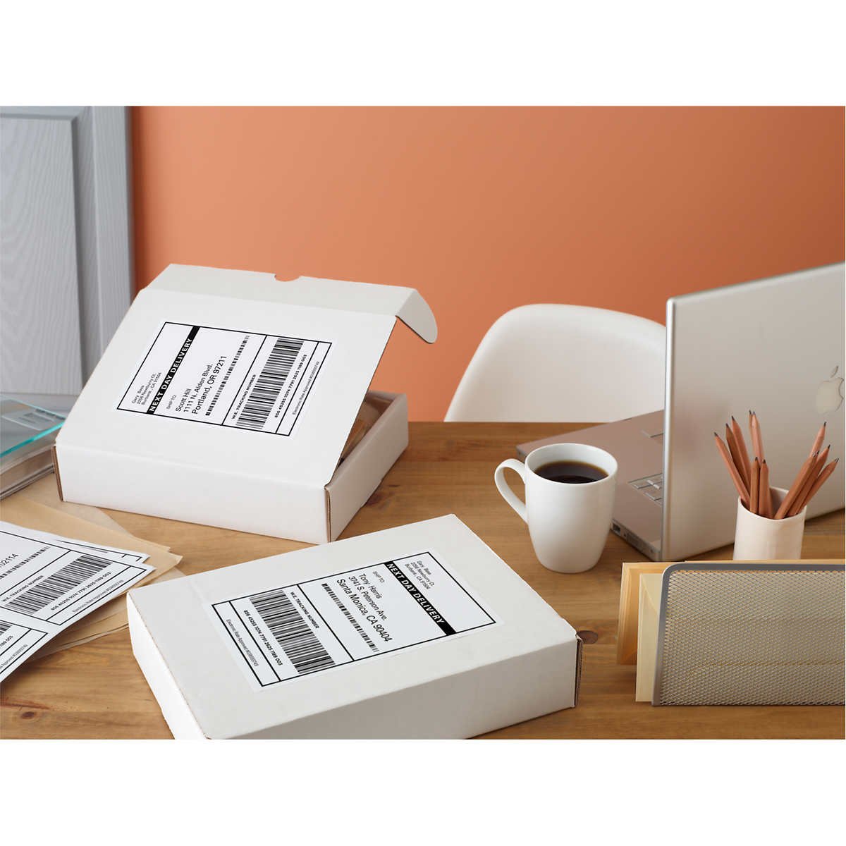Avery TrueBlock Shipping Labels with Sure Feed, Inkjet, White, 2" x 4", 250 Labels - Image 3
