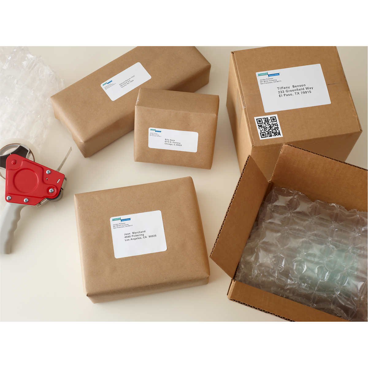 Avery TrueBlock Shipping Labels with Sure Feed, Inkjet, White, 2" x 4", 250 Labels - Image 6