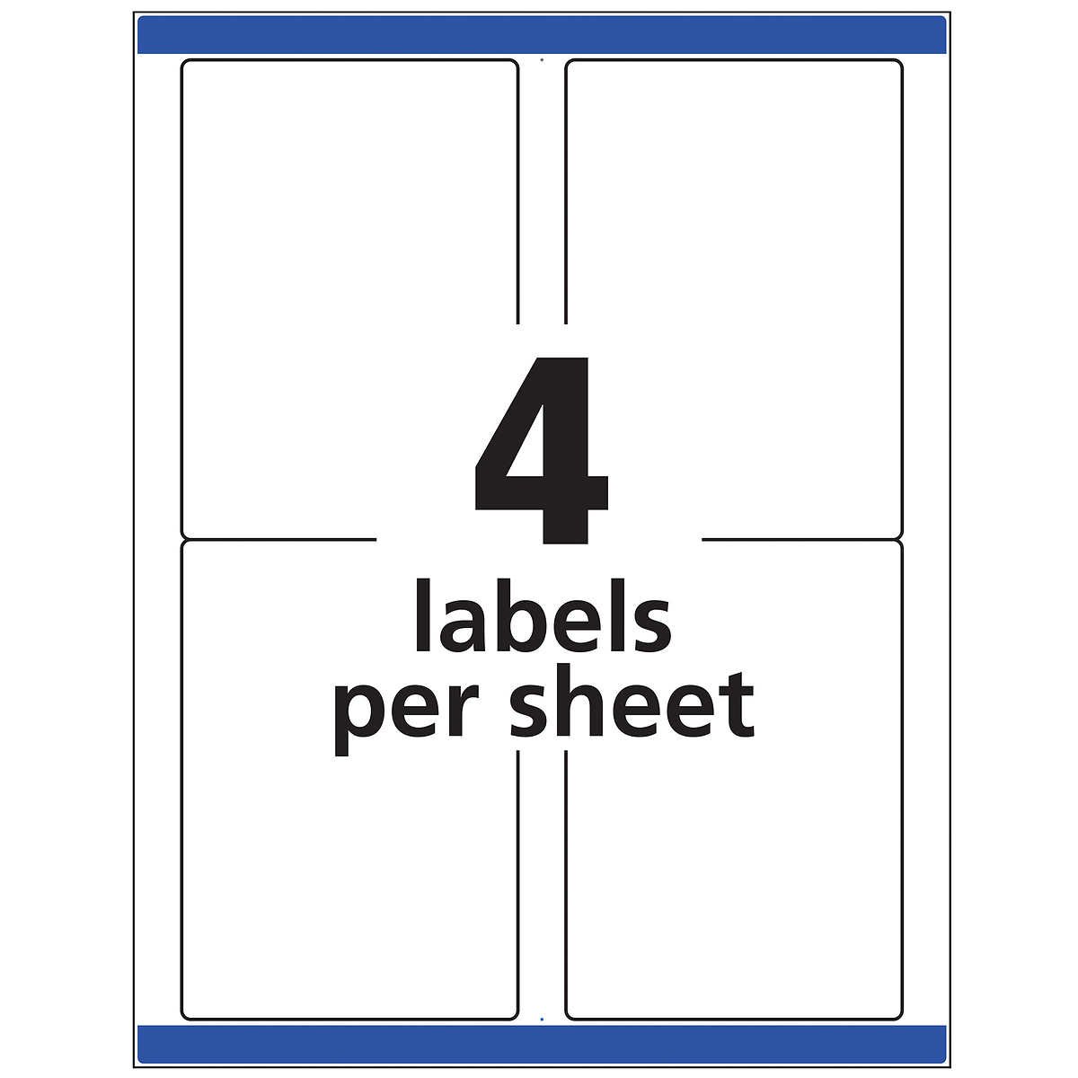 Avery TrueBlock Shipping Labels with Sure Feed, Laser, White, 3-1/2" x 5", 400 Labels - Image 5